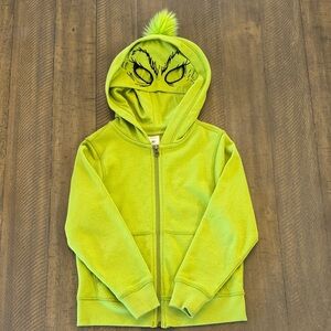 Hanna Andersson Lime Green Grinch Hoodie